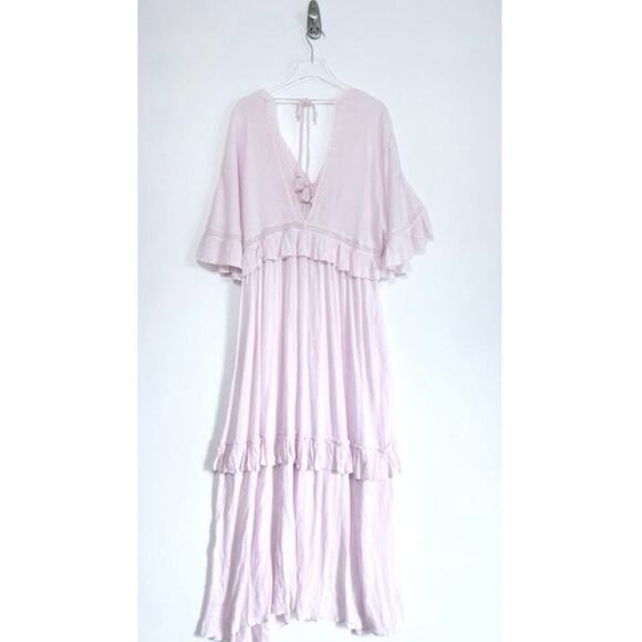 Free People Paradiso Maxi Dress in Pink Rose Size Small - Picture 4 of 9